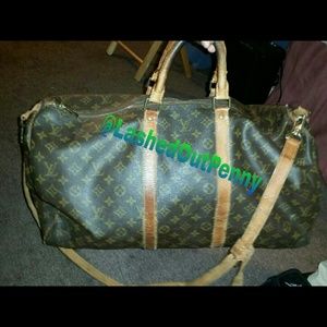 Louis Vuitton carry all duffle bag