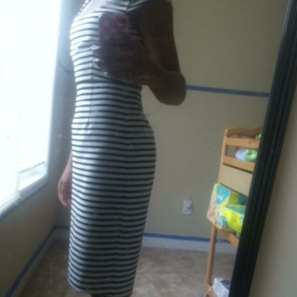 Black and white dress