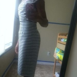 Black and white dress