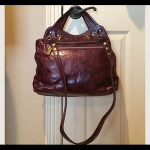 Kooba Plum Leather Bag