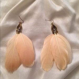 Feather earrings