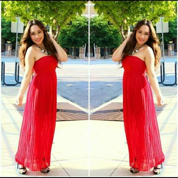 Red Maxi Dress