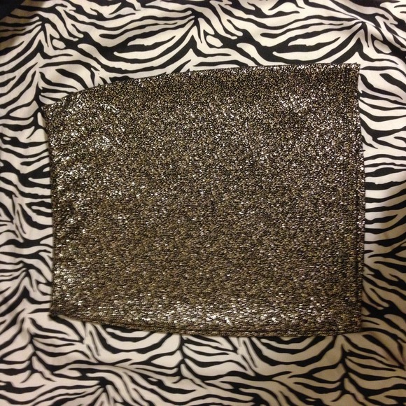 💎Sliver Glitter Mini Skirt NWT