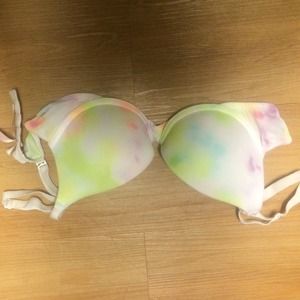 Pink Tie-Dye Bra