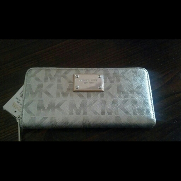 RESERVED MK 18k Silver Saffiano Wallet