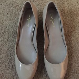 Cole haan patent leather wedge flats size 7