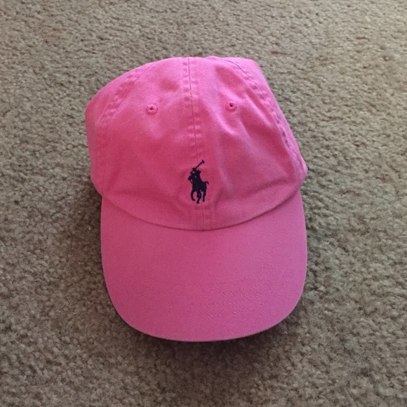 Pink polo cap