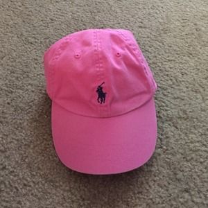 Pink polo cap