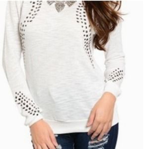 Studded sweatshirt