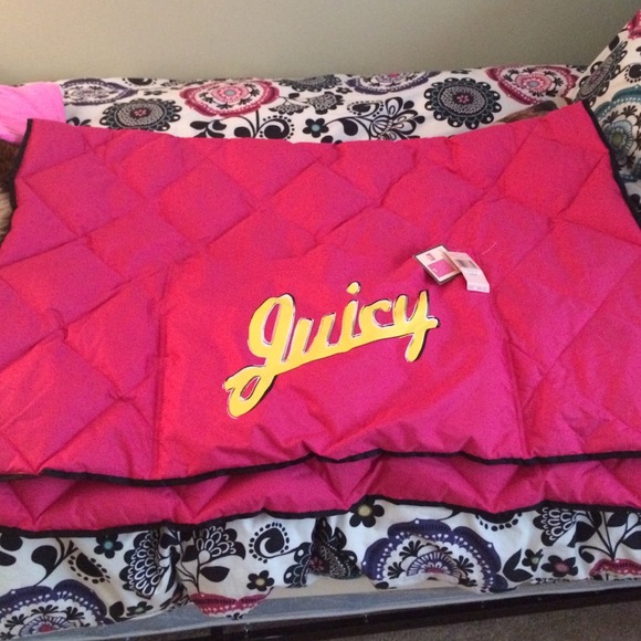 Juicy Couture travel blanket
