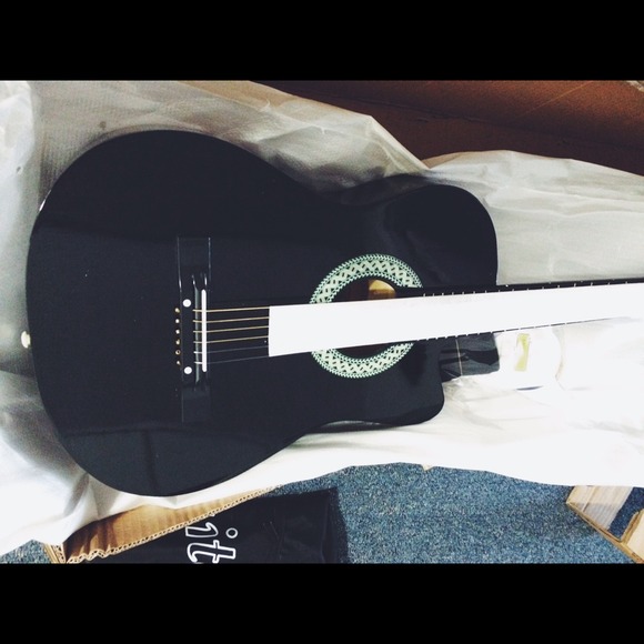 Brand NEW 38" Black GUITAR Set - Picture 2 of 4