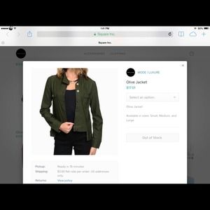 Olive jacket