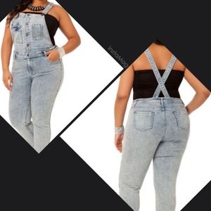 FINAL PRICE- BUTTON DOWN SUSPENDER OVERALL