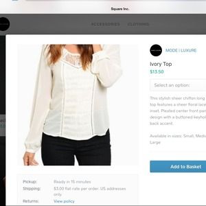 Ivory top