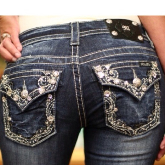 Miss Me Denim - Gem Embellished Miss Me