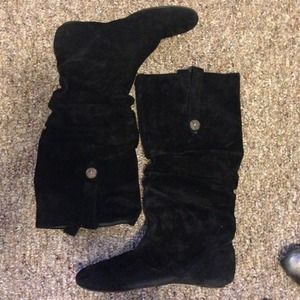 Ugg Black Suede Highkoo Boots