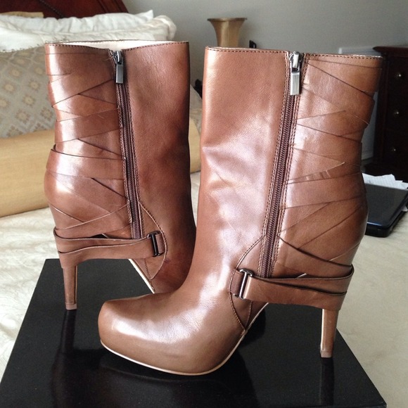 Brown ankle boots