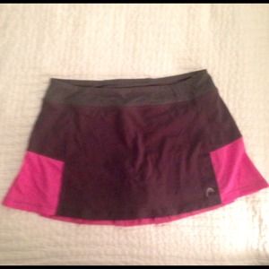 Hot Pink and Black Tennis Skirt EUC