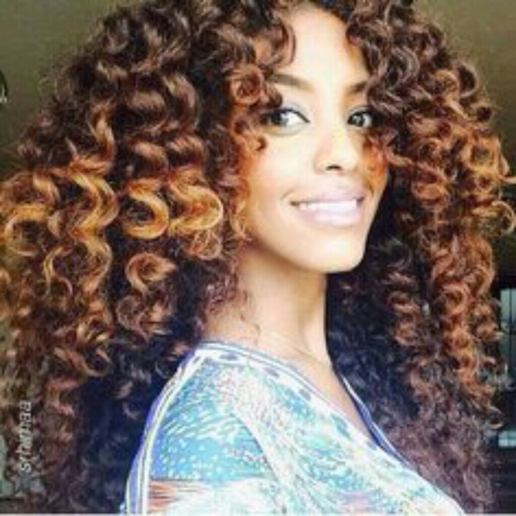 Beautiful Curly Lace Front Wig #1b/30