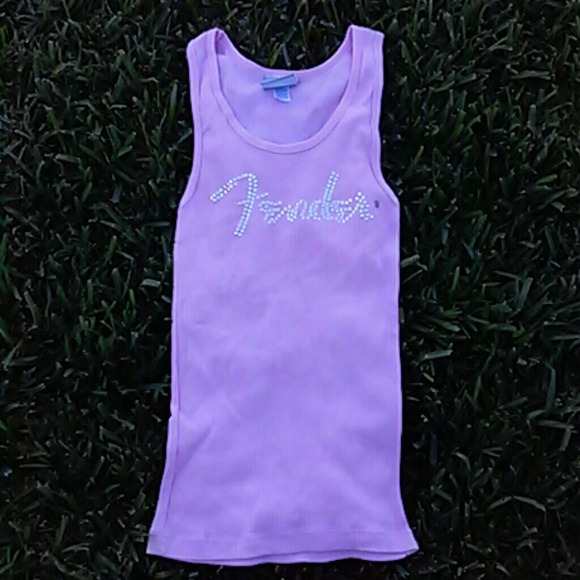 Pink Fender HardRock cafe tank