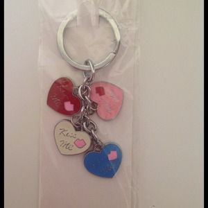 Heart key chain