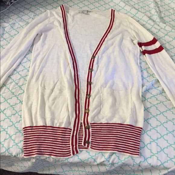 Forever 21 letterman cardigan