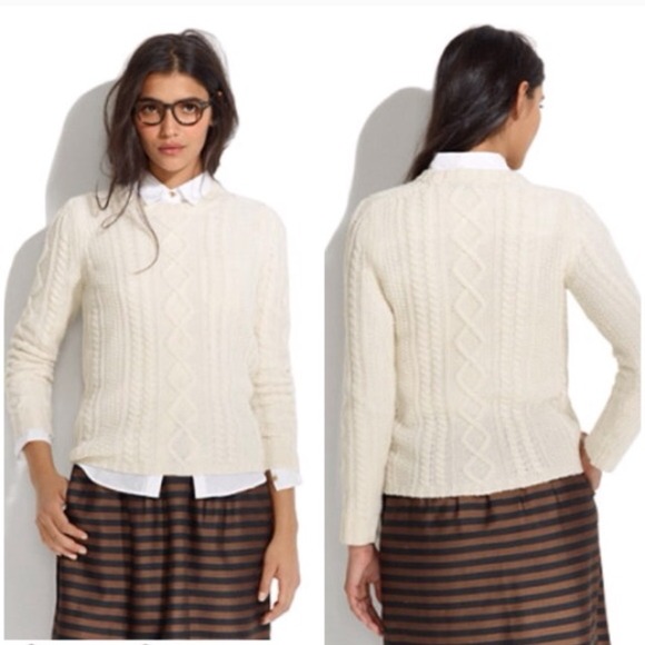 Madewell Sweaters - Madewell Cable Knit Sweater