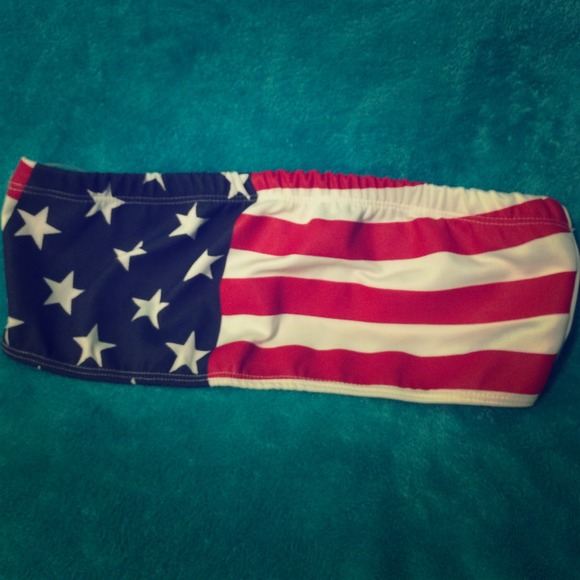 American flag bandeau