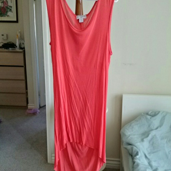 Casual orange dress-top