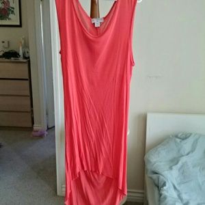 Casual orange dress-top