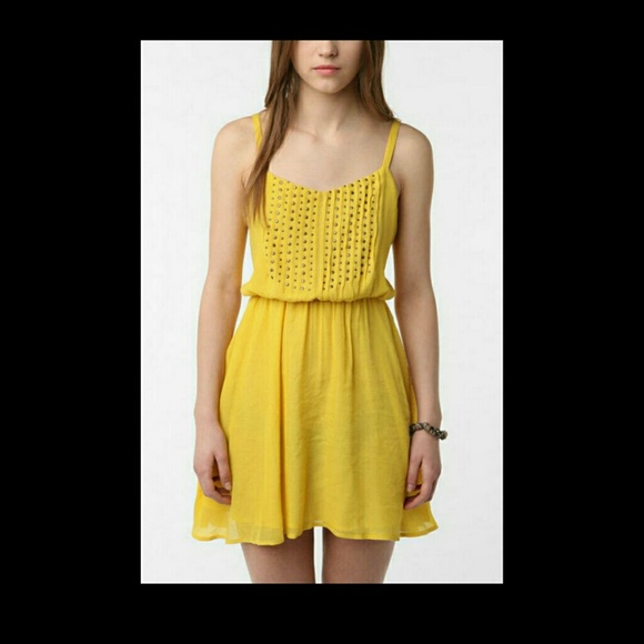 Lucca Couture yellow dress