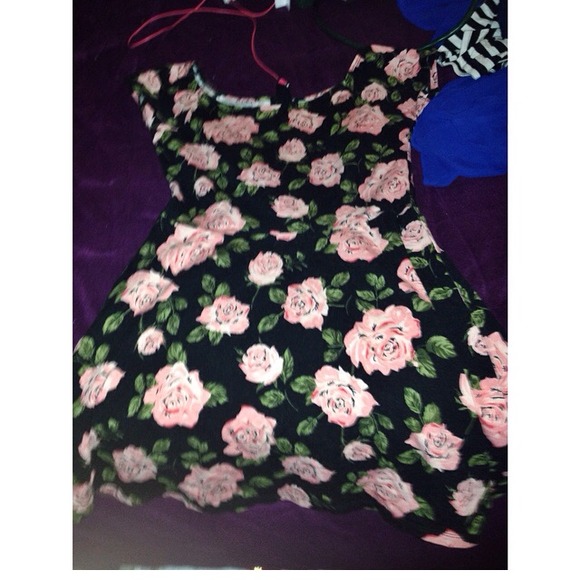Floral print dress