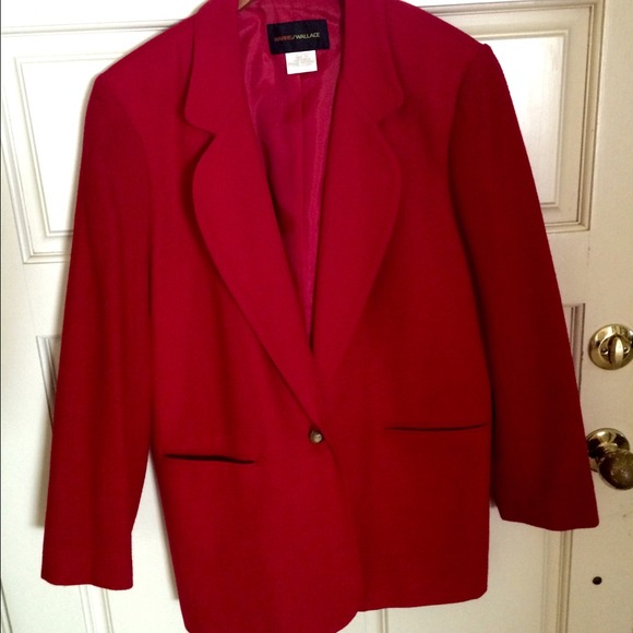 Red blazer