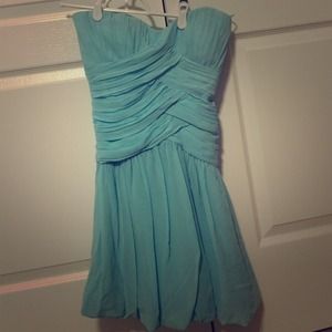 Like new Nicole Miller baby blue mini dress