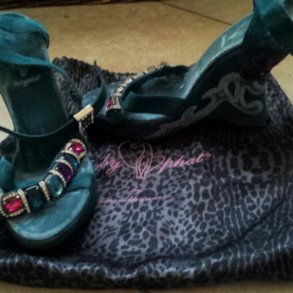 Velour baby phat shoes