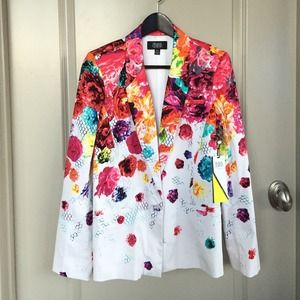 NWT Prabal Gurung + Target floral crush blazer