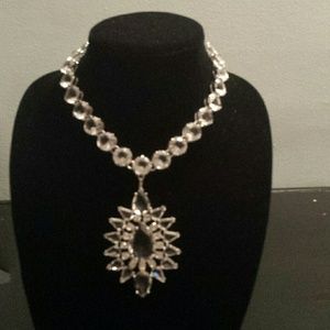 Blinged out Necklace w/detachable pendant