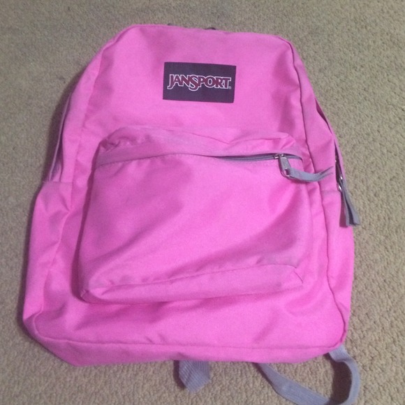Pink Jansport Backpack
