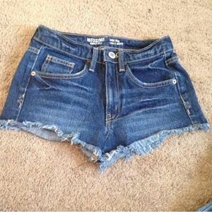 High rise shorts