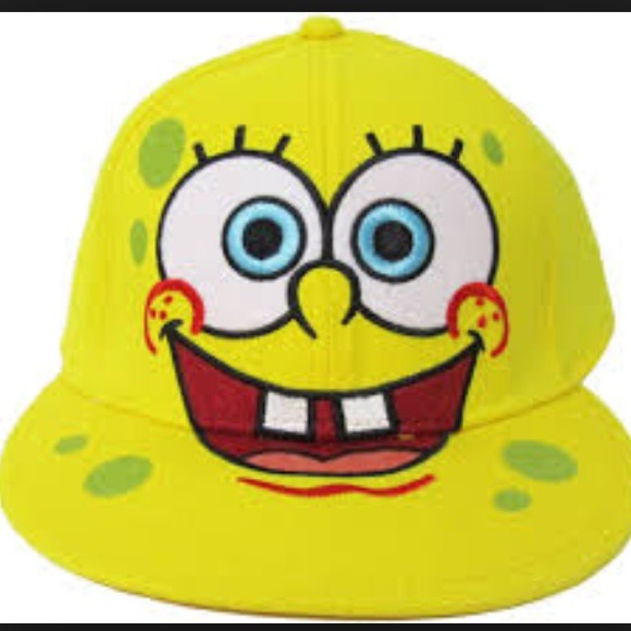SpongeBob flat bill hat👌