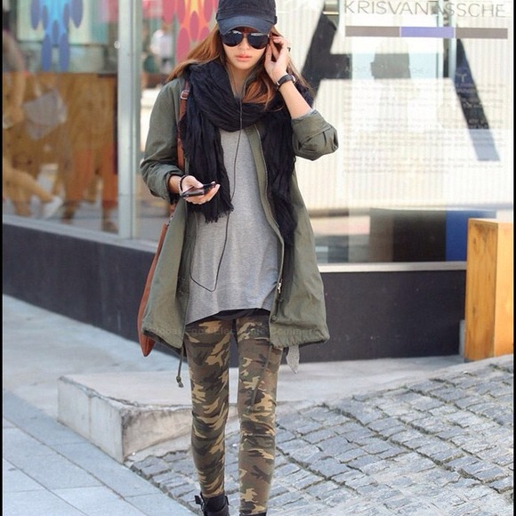Camo Print Leggings