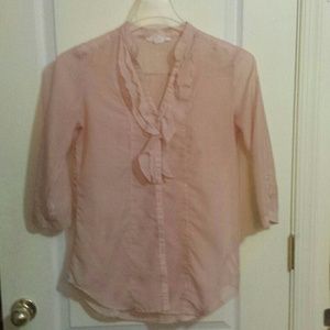 Pale Pink Button-Up