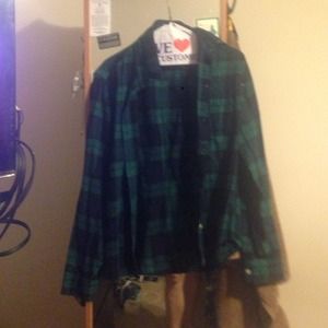 Flannel button down