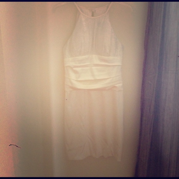 White cocktail dress