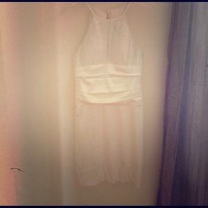 White cocktail dress