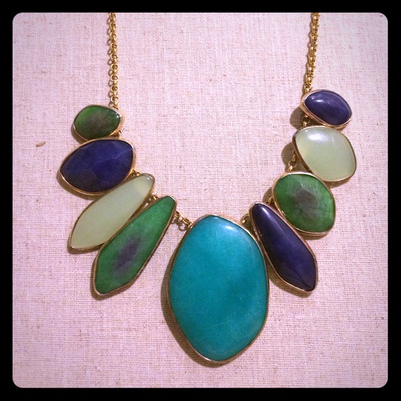 Stella & Dot Stone Statement Necklace