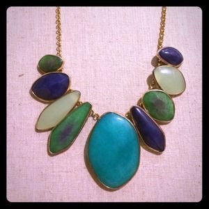 Stella & Dot Stone Statement Necklace