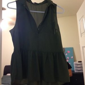 Peplum tank