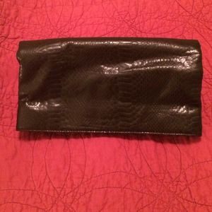 Cute Alfani faux snake skin clutch
