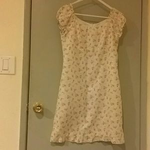 Dress with flower print